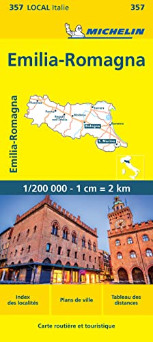 Michelin Karte Emilia Romagna, französische Ausgabe (Michelin kaart - lokaal Italie) von MICHELIN